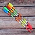 thumbnail image 1 of Fishing Floats, 5PCS Multiple Color Balsa Wood Fishing Float Fishing Float Fishing Bobbers with High Visibility Color for Fishing In All Situations And Depths, 1 of 7