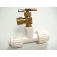 thumbnail image 1 of Elkhart Supply 16834 Ice Maker Water Tube Fitting  Replacement For Flair-It ™ Ice Maker; 1/2 Inch PEX x 1/2 Inch PEX x 1/8 Inch Female Pipe Thread; Tee; With Barcoded, 1 of 1