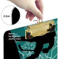 thumbnail image 4 of FMSHPON Hockey Player Snowflake Clipboard Hardboard Wood Nursing Clip Board and Pull for Standard A4 Letter 13x9 inches, 4 of 5