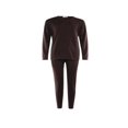 thumbnail image 2 of 2pcs Men Thermal Underwear Set Winter Long Johns Pajama Set Fit Tops Bottoms Winter Warm Velvet Inner Wear, 2 of 7