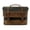 Gray Green, variant on Vintage Oil-Waxed Canvas & Leather Laptop Messenger Bag - Waterproof Briefcase for Work, Travel