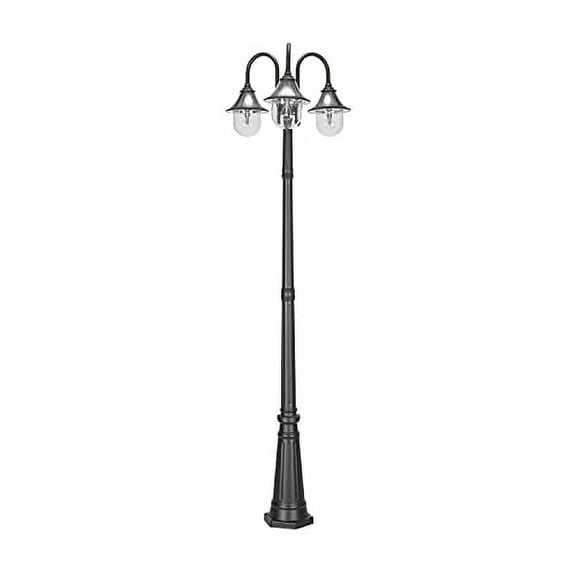 Orion Triple Head Lamp Post - Black