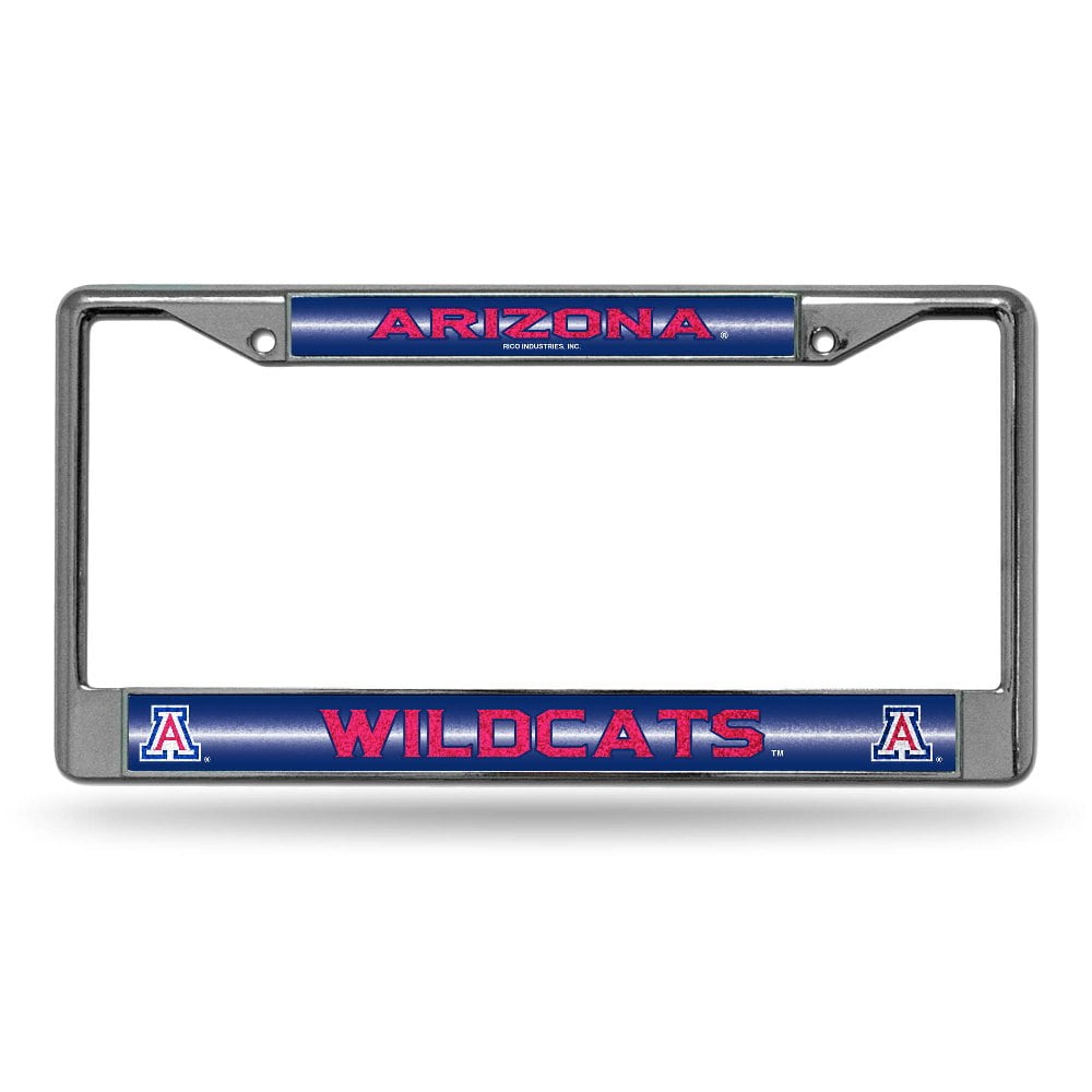 Oakland University Grizzlies License Plate Frame - Metal Alumni Car Tag Holder For Front Or Rear (Desert Cactus)