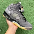 thumbnail image 3 of OFF-White X A i r-Jor-dan 5 Men's sports shoes -CT8480-001, 3 of 5