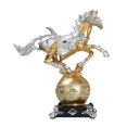 thumbnail image 2 of Adorno de caballo Figura de caballo Estatua Chimenea Escritorio Gabinete Decoraciones para el hogar Estante Soporte de TV Adorno de caballo de 24 x 27 x 11 cm, 2 of 8