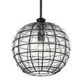 thumbnail image 1 of Golden Lighting 1096-M BLK-SD Powell Medium Pendant, Matte Black, 1 of 1