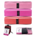 thumbnail image 1 of Bande de Résistance, 3 Pcs Bande de Résistance Yoga Tissu Bande de Fessier Bande de Résistance Yoga Design de Pointe, 1 of 1
