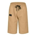 thumbnail image 6 of Xudanell Men Outdoor Casual ShortsShorts Hiking Jogger Classic Fit Drawstring Shorts with Multi Pockets Summer Beach Jogging Leisure Summer Casual Shorts,L, 6 of 6