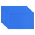 thumbnail image 1 of Uxcell Paquete de 10 hojas de plástico corrugado, 12 pulgadas x 18 pulgadas, cartón de carteles en blanco a prueba de agua [3 mm de grosor, azul], 1 of 1