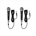 thumbnail image 3 of 2X Handheld Professional Wired Dynamic Microphone Clear Voice Mic for Karaoke Vocal Music Performance,2 x Microphone 2 x Audio Cable,Black, 3 of 8