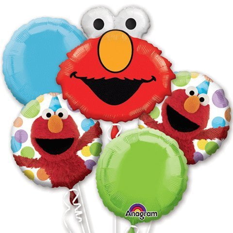 Elmo Party Bouquet Of Balloons
