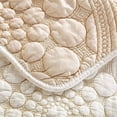 thumbnail image 5 of Nvzi-a Circle Embroidery Couch Sofa Cover Solid Color Cotton Quilted Non-Slip Sectional Couch Covers Sofa Slipcover for Dogs, Children, Pets Furniture Protector (White,28"x28"), 5 of 5