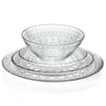 thumbnail image 3 of Elegant and Modern Crystal Plates for Hosting Parties and Events - Fruit and Salad plates, 7", Set of 4, 3 of 3