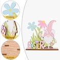 thumbnail image 2 of Easter Decorations Savings! Feltree 2024 Easter Wood Printing Decorations Easter Atmosphere Layout Home Decor, 2 of 5