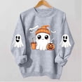 thumbnail image 5 of Kiijoy Halloween Girls Graphic Sweatshirt Crewneck Pullover, Sizes 11-12Y, 5 of 6