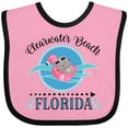 thumbnail image 3 of Inktastic Clearwater Beach Florida Trip Girls Baby Bib, 3 of 4