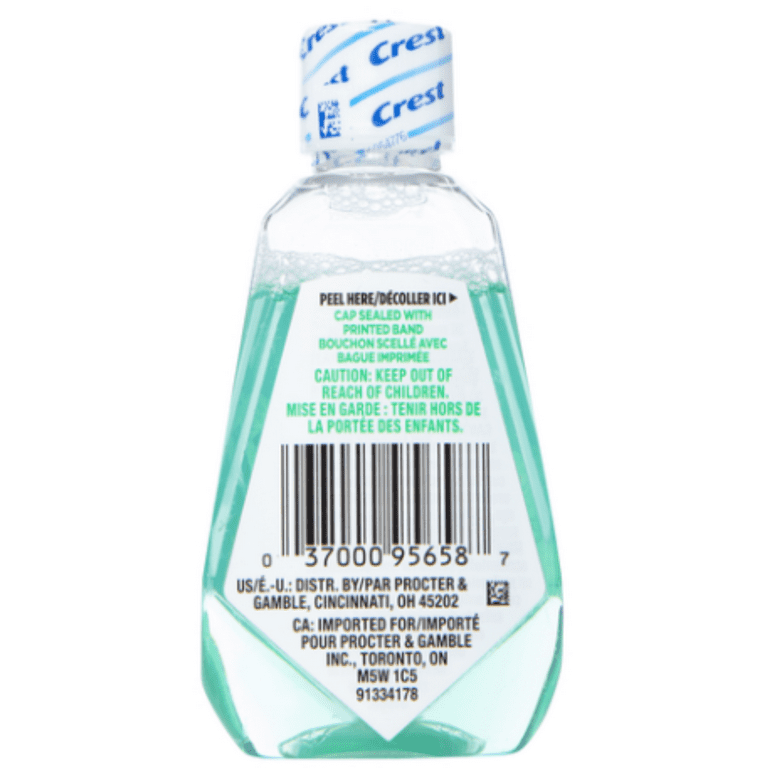Crest Scope Classic Travel Size TSA Compliant Mouthwash 1.2