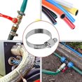 thumbnail image 4 of 10Pcs Stainless Steel Hose Clamp Adjustable Pipe Hose Clip Accessories for 20-35mm Hose, 4 of 5