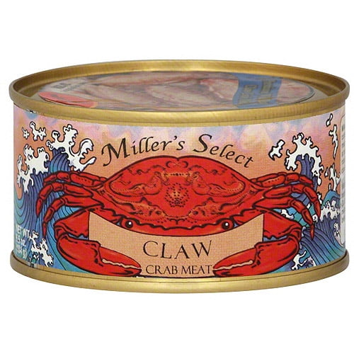 Miller's Select Claw Crab Meat, 6.5 oz (Pack of 12) by Generic