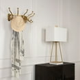 thumbnail image 3 of Uttermost Starling Aluminum Wall Mounted Coat Rack in Antique Brass, 3 of 3