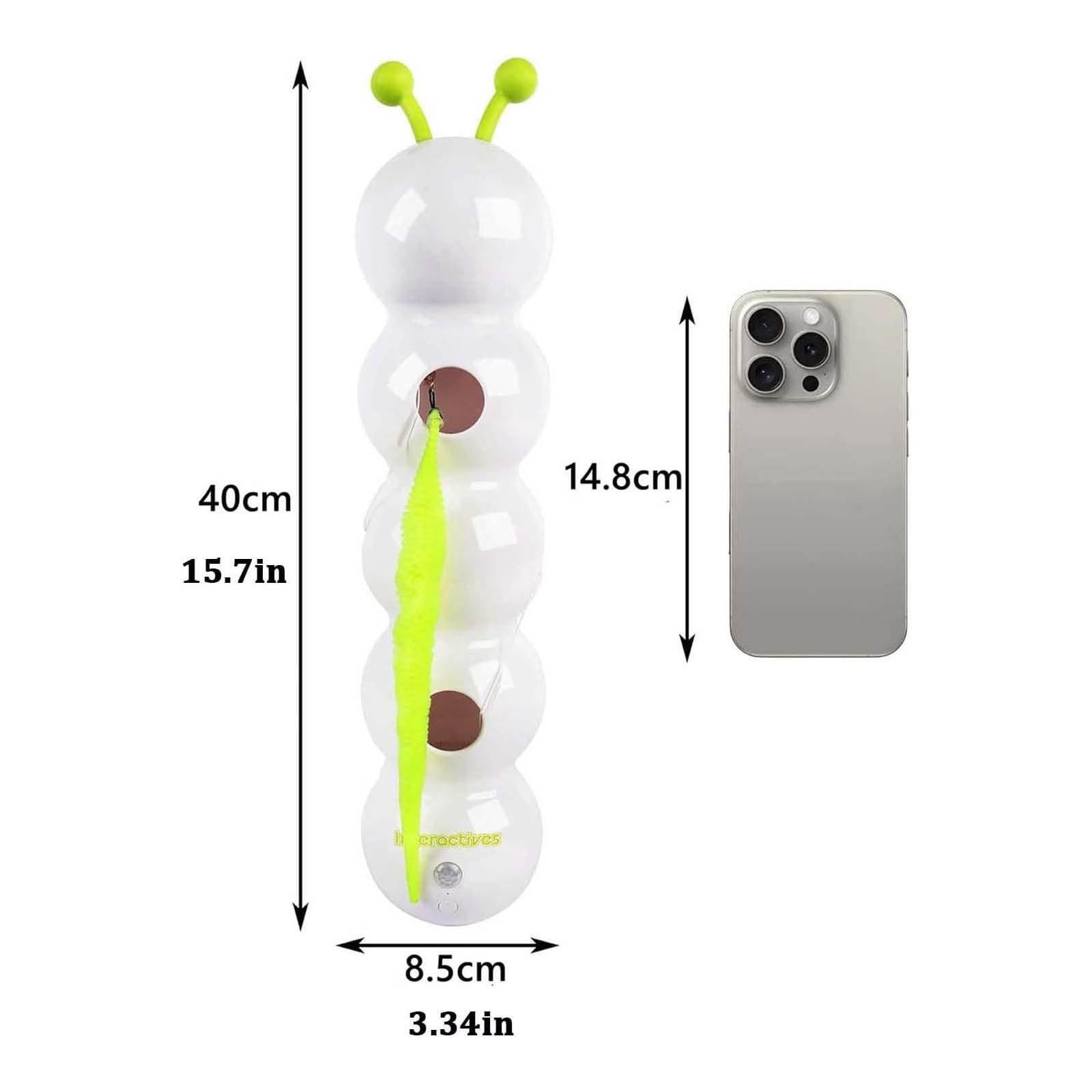 Interactively Auto Playing Cats Teaser Rechargeable Hunting Training Toy for Hunting Skill Development