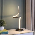 thumbnail image 2 of Ore International 22" In Led Apollo Spiral Curved Tube Modern Table Lamp, 2 of 4