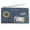 Denim, variant on Women's Jet Set Travel Large Embellished Signature Logo Wristlet (Black)