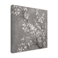 thumbnail image 2 of Danhui Nai 'White Cherry Blossoms II on Grey Crop' Canvas Art, 2 of 3