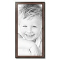 thumbnail image 2 of ArtToFrames 17" x 35" Honors Mahogany with Black Picture Frame, 17x35 inch Brown Wood Poster Frame (WOM-5154), 2 of 7