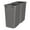 Dark Gray, variant on Polymer Replacement 35 Quart Trash Bin Recycle Waste Garbage Container for Kitchen Cabinet Pullouts, Black, 2 Pack, RV-35-18-2