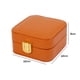 thumbnail image 3 of Cajas De Joyería Cajas para pendientes de almacenamiento de doble capa Joyero portátil para regalo (amarillo naranja) Wdftyju Libre de BPA, 3 of 3