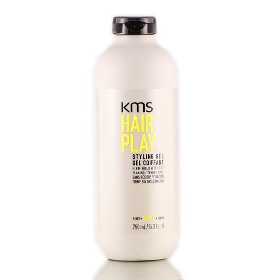 25.3 oz , KMS Hair Play Styling Gel Hair - Pack of 2 w/ SLEEKSHOP Teasing Comb