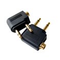 thumbnail image 4 of Adaptador electrónico Posdou para auriculares de avión con doble conector de 3,5 mm, 4 of 7