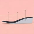 thumbnail image 4 of Espadrilles Mode Mi-Hautes pour Femmes à Rehaussement de Taille Caché, en Maille Respirante, à Talon Compensé Haut, Tennis, Marche, 4 of 6