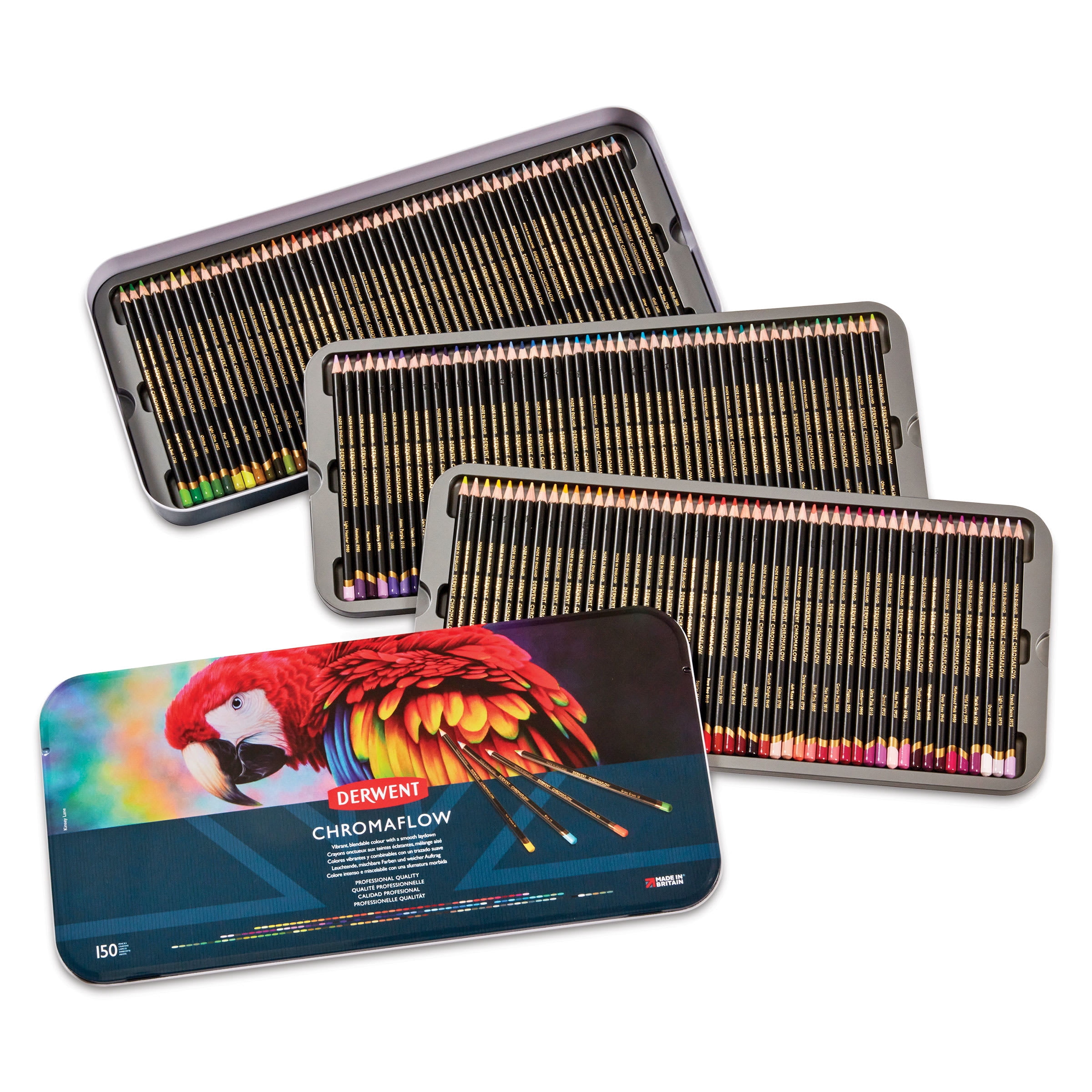 Derwent Lightfast Colored Pencil Set, 36-Color Tin, Professional