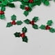 thumbnail image 3 of 100 piezas Mini Triple Leaf Holly Berries Adornos para arreglo de corona navideña navideña Regalo, 3 of 5