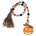 thumbnail image 3 of Guirnalda de cuentas de madera, guirnalda de cuentas de madera de Halloween, decoración de pared, cadena de cuentas de madera, acabado de lujo, 3 of 8