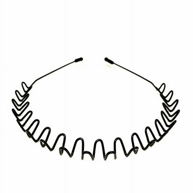 Diadema con banda para el cabello para hombre, invisible, deportiva, moderna, estilo simple, para la espalda, con ondas, pinza para el cabello, diadema, artículo digno de regalo