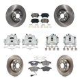thumbnail image 1 of Transit Auto Front Rear Disc Brake Caliper Rotors and Semi-Metallic Pads Kit (10Pc) for Car 2009-2011 Volkswagen Tiguan KC8-101042S, 1 of 11