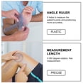 thumbnail image 3 of Weiweiguan 6pcs Angle Ruler Goniometer Medical Ruler Plastic Plastic Goniometer Protractor, 3 of 7