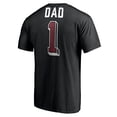 thumbnail image 3 of Men's Black Miami Heat Number One Dad T-Shirt, 3 of 3