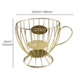 thumbnail image 4 of Bearachild Cesta de almacenamiento para cápsulas de café, cesta de almacenamiento de café, soporte para cápsulas múltiples, soporte para Juegos de servir café y té Dorado, 4 of 5