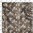 thumbnail image 3 of Soimoi Orange Heavy Canvas Fabric Leopard Animal Skin Print Fabric by Yard 58 Inch Wide, 3 of 6
