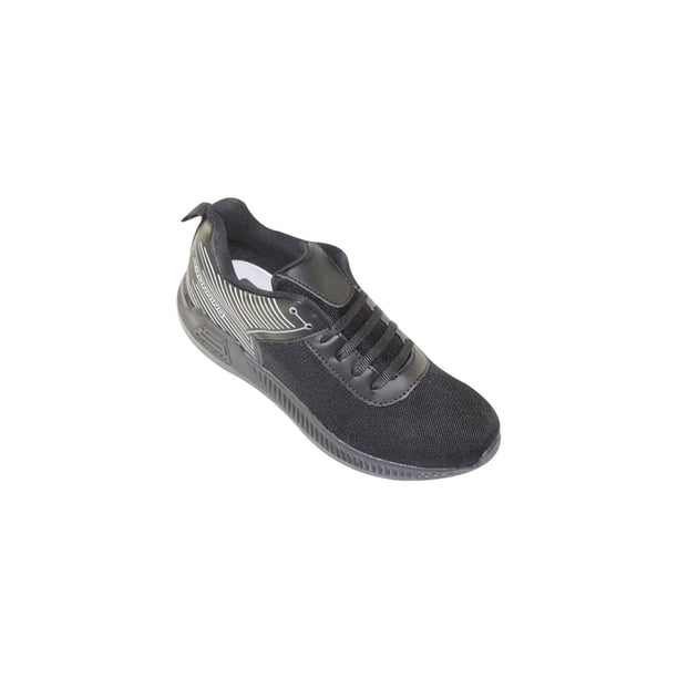 TENIS SPORT CASUAL LEON MUJER DAMA NEGRO TEXTIL 801 LEON 801p
