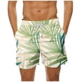 thumbnail image 2 of guisaled Mens Big And Tall Swim Trunks Swimming Trunks for Men Big and Tall Beach Shorts Quick Dry Elastic Waist Board Shorts Fashion Hawaii Printed Swimwear, 2 of 6