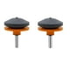 thumbnail image 1 of Cabezal afilador de cuchillas para cortacésped | Accesorio de taladro para afilar cuchillas desafiladas | Compatible con tractores, cortacéspedes y motocultores | Juego de 2, 1 of 3