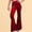 17-Red, variant on YWDJ Flare Pants for Women High Waist Petite High Waist High Rise Flared Elastic Waist Casual Stretchy Long Pant Fashion Comfortable Solid Color Leisure Bell-bottoms Pants Pants 17-Black XXL