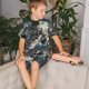 thumbnail image 4 of Fotbe Astronaut Soccer Field Pijama Estampada de 2 Piezas para Niños – Ropa de Dormir de Manga Corta Cómoda para Niños y Niñas, Camiseta y Shorts de Algodón-4X-Large, 4 of 6