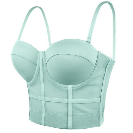 Ofreoo Women s Elastic Mesh Fishbone Corset Inside And Outside Wearing Suspenders Female Corset Waist