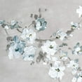 thumbnail image 3 of DriftAway Mackenzie Abstract Floral Pattern Window Treatment Valance Rod Pocket 14"L x 50"W Plus 2" Header Blue Gray, 3 of 7